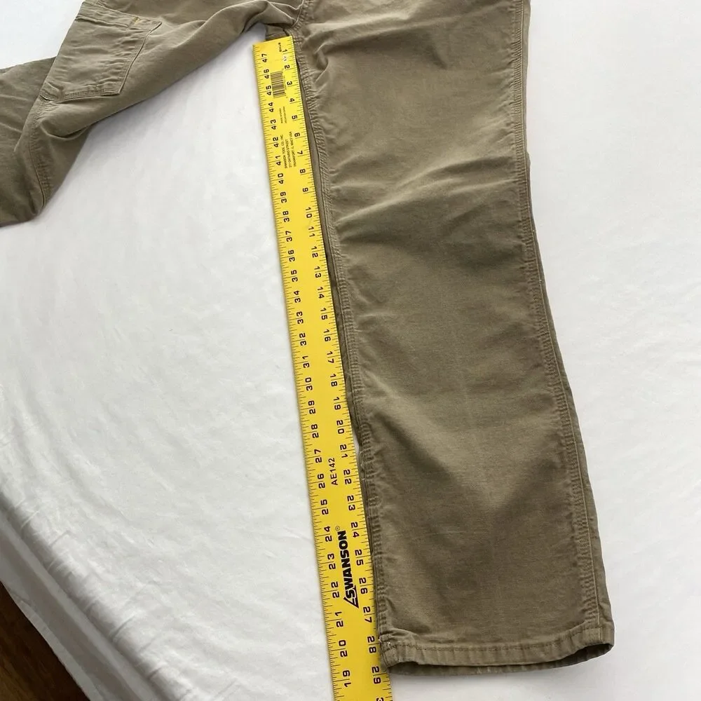 Ariat Rebar M7 Pants Slim Straight Leg Canvas Mens 38x32 Brown Workwear Utility - Picture 11 of 12